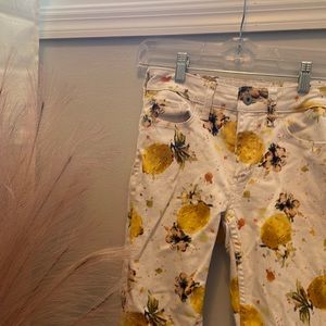 Anthropologie Lemon Print Denim